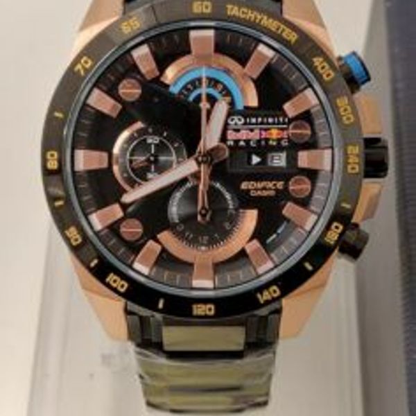 Casio Edifice Efr 540 Redbull Black Rosegold WatchCharts