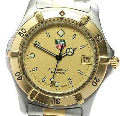 TAG HEUER 2000 series 964.006R Gold Dial Quartz Men s Watch 542962