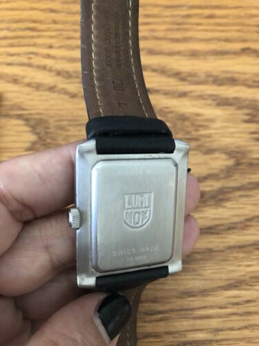 Sold At Auction Luminox Square Stainless Steel Swiss Made 41 OFF