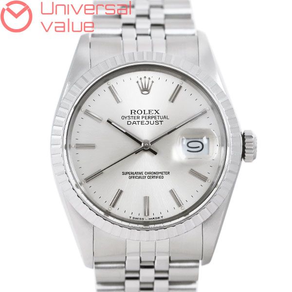 [Pre-owned] Rolex Datejust 16030 circa 1987-1988 R number men's self ...