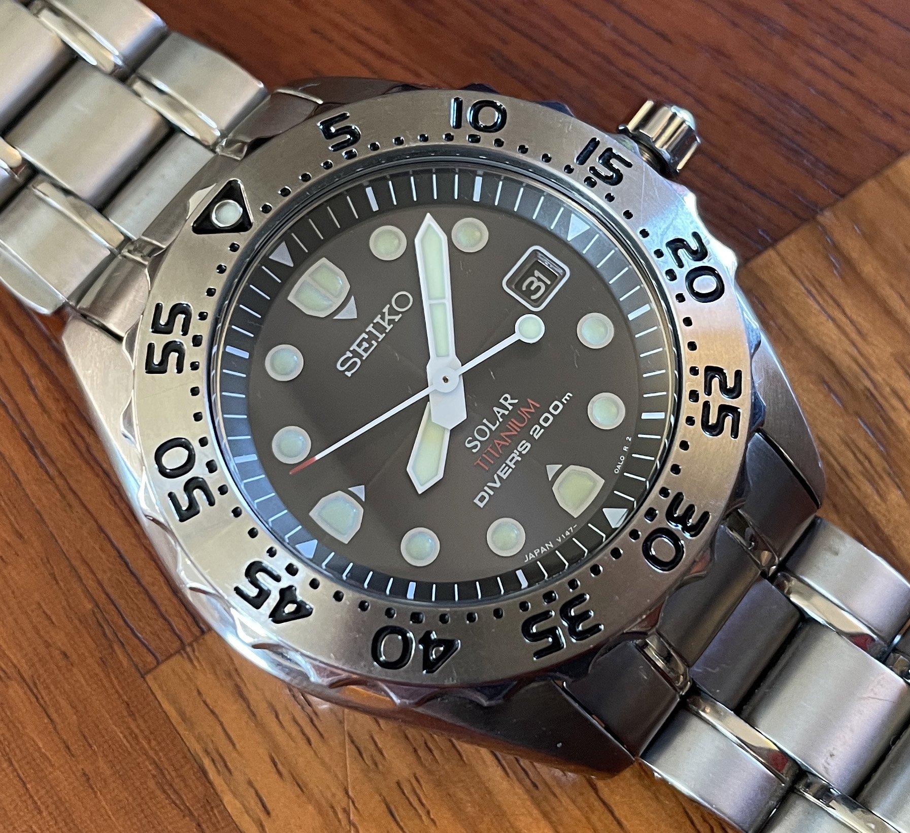 FS: Seiko SBDN001 Titanium 200m Solar Diver (V147-0AG0) | WatchCharts
