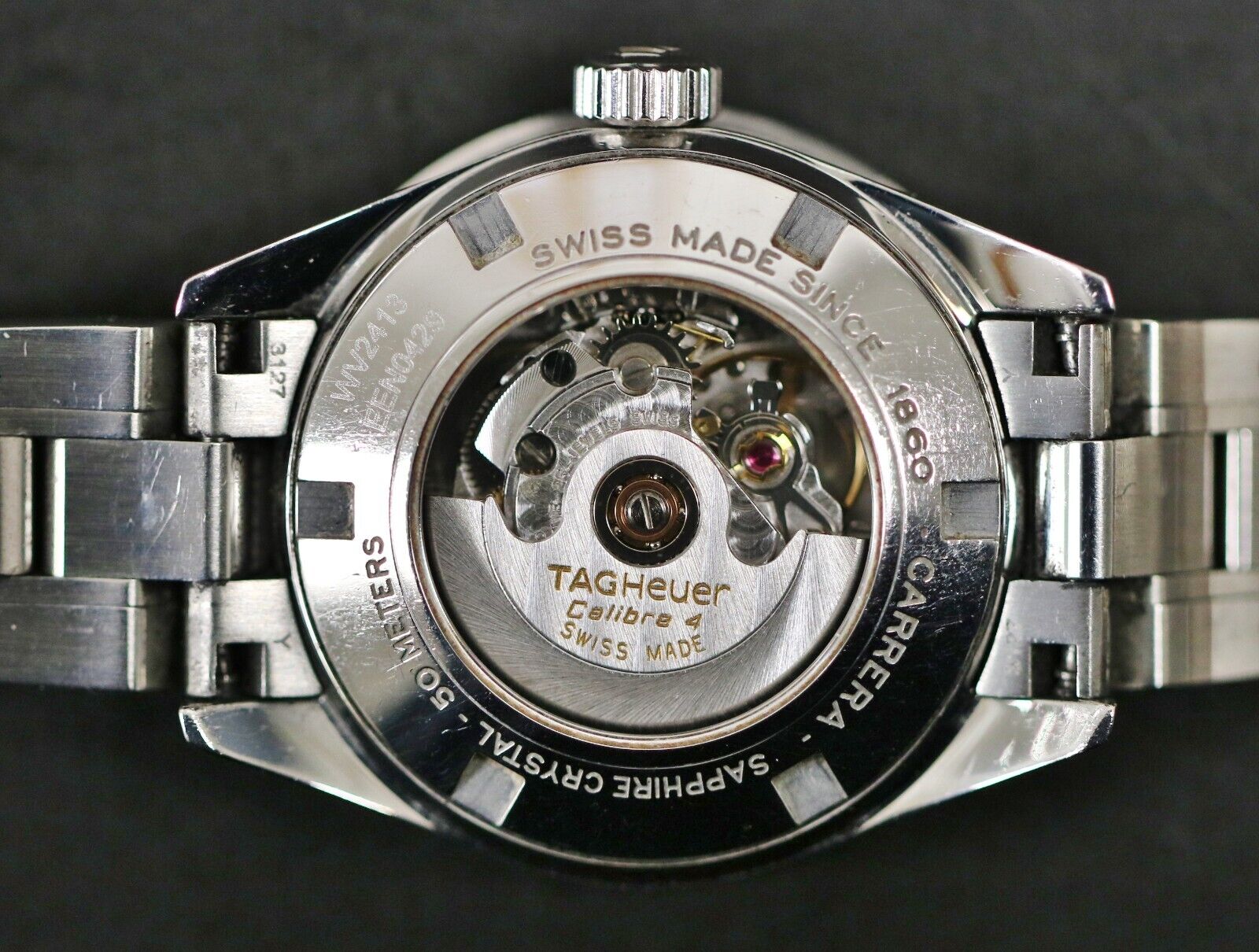 Tag Heuer Carrera Concentric Mother of Pearl Diamond 25J Ladies