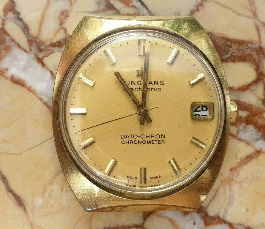 Vintage JUNGHANS 600.12 ELECTRONIC DATO CHRON CHRONOMETER