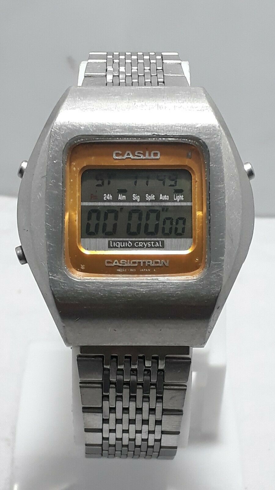 Vintage Casio Casiotron TRN-110 Module;1670 Liquid Men,s