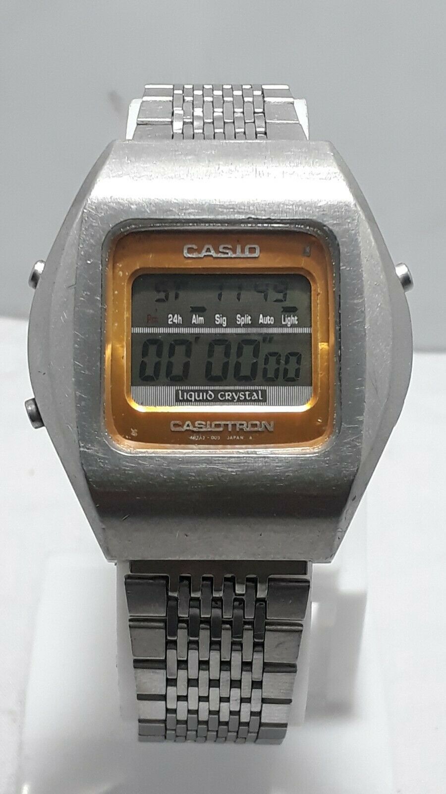 Vintage Casio Casiotron TRN-110 Module;1670 Liquid Men,s 