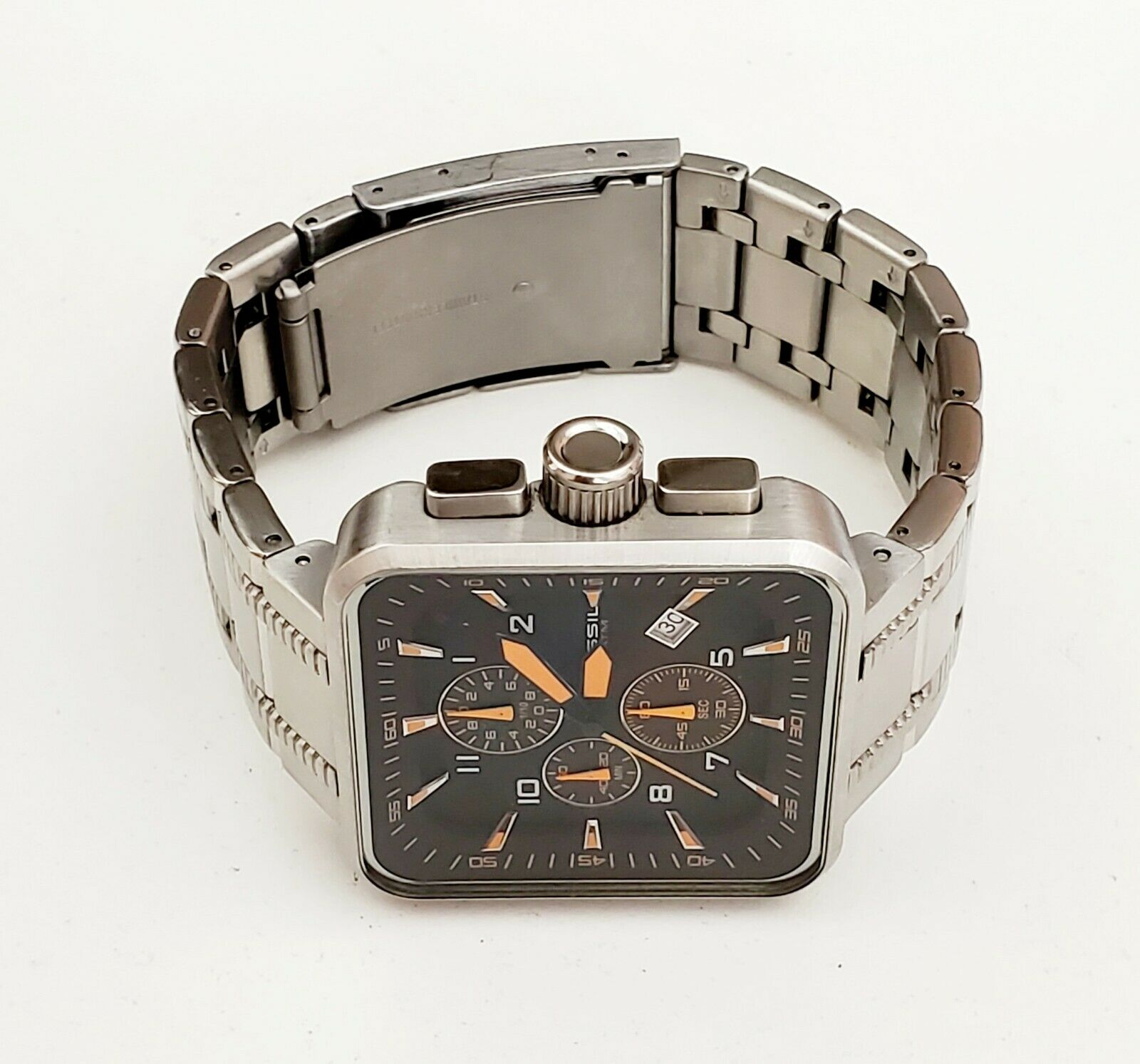 RARE,UNIQUE Men's CHRONOGRAPH Watch FOSSIL CH-2556 in BOX