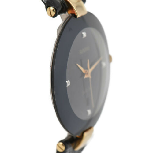 RADO jubile 129.3575.4N ラドー ジュビリー 不動ジャンク 18K Gold 4 Diamonds Rado Jubile Coupole Black Dial 33mm