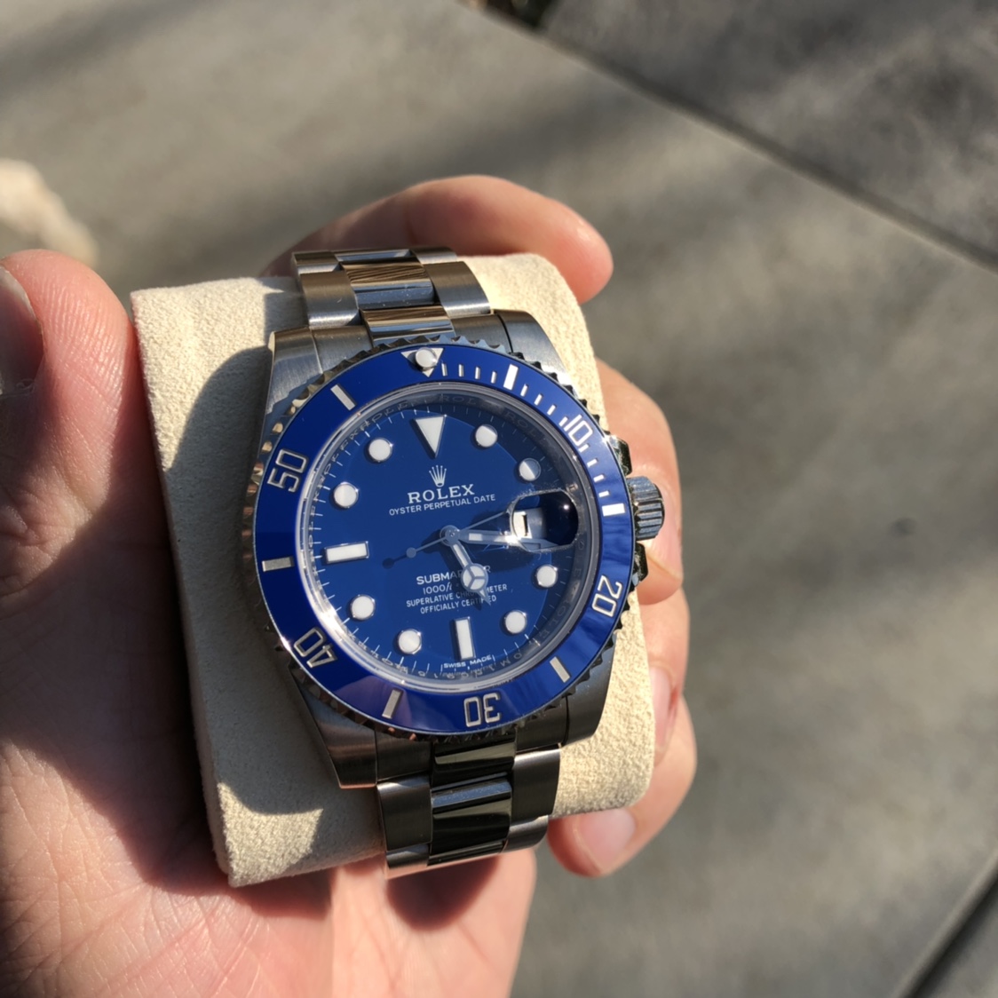 Rolex 116619lb Rolex 116619 White Gold Rolex Submariner Blue
