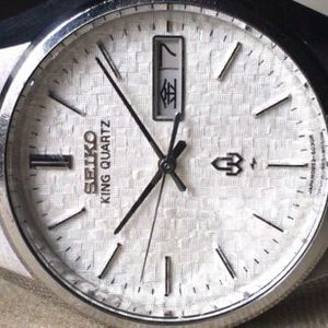 Vintage SEIKO Quartz Watch/ KING QUARTZ 0853-8035 SS 1976