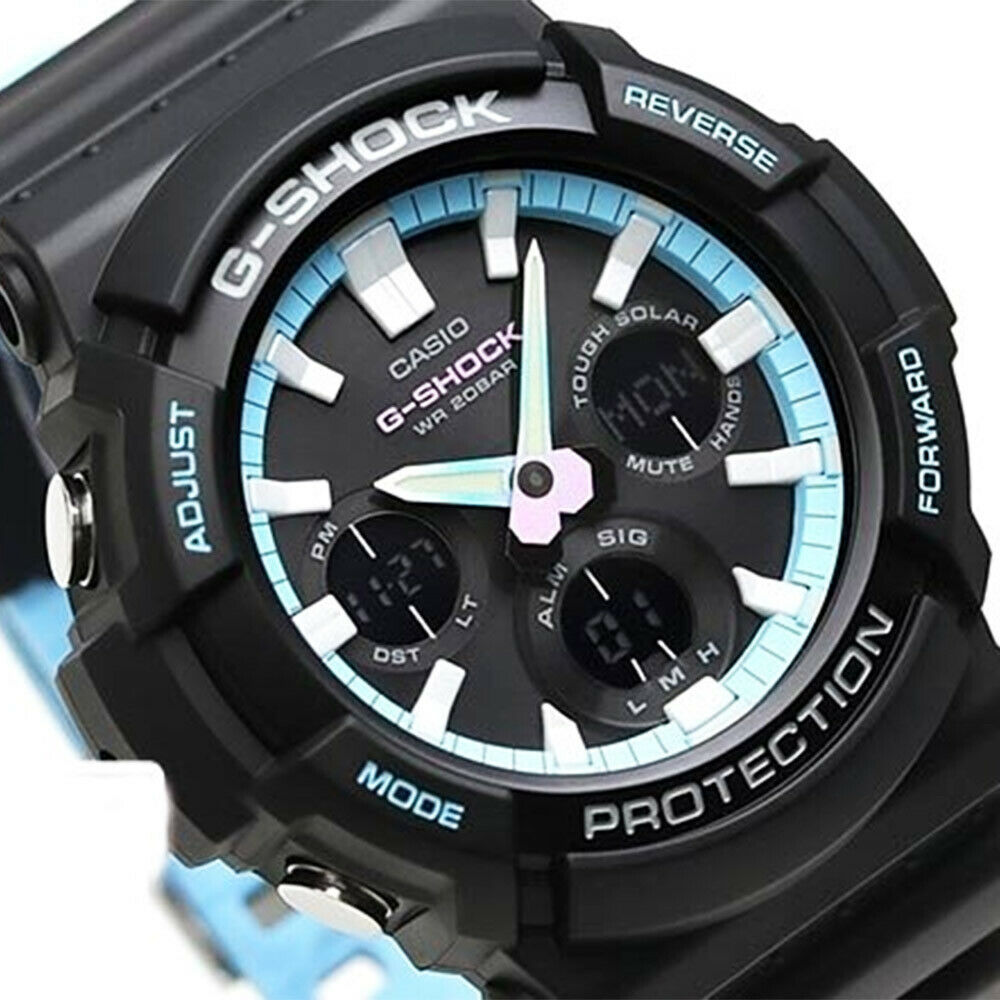 Casio G-Shock GAS-100PC-1A Special Color Series Tough Solar Analog