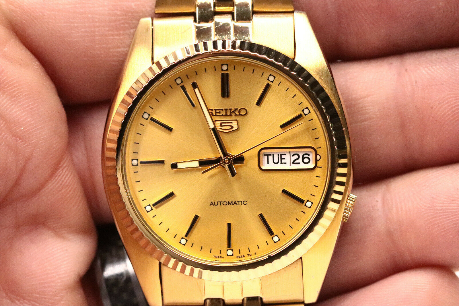 seiko 5 datejust homage