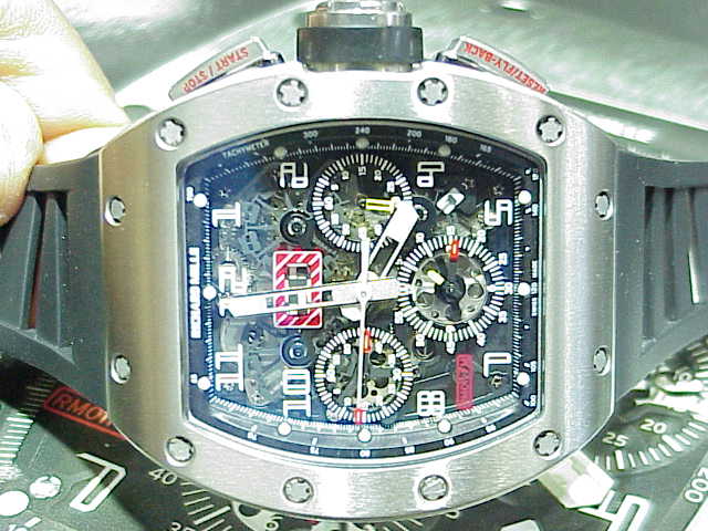 FS Richard Mille RM 011 Felipe Masa Titanium Chrono Box Papers