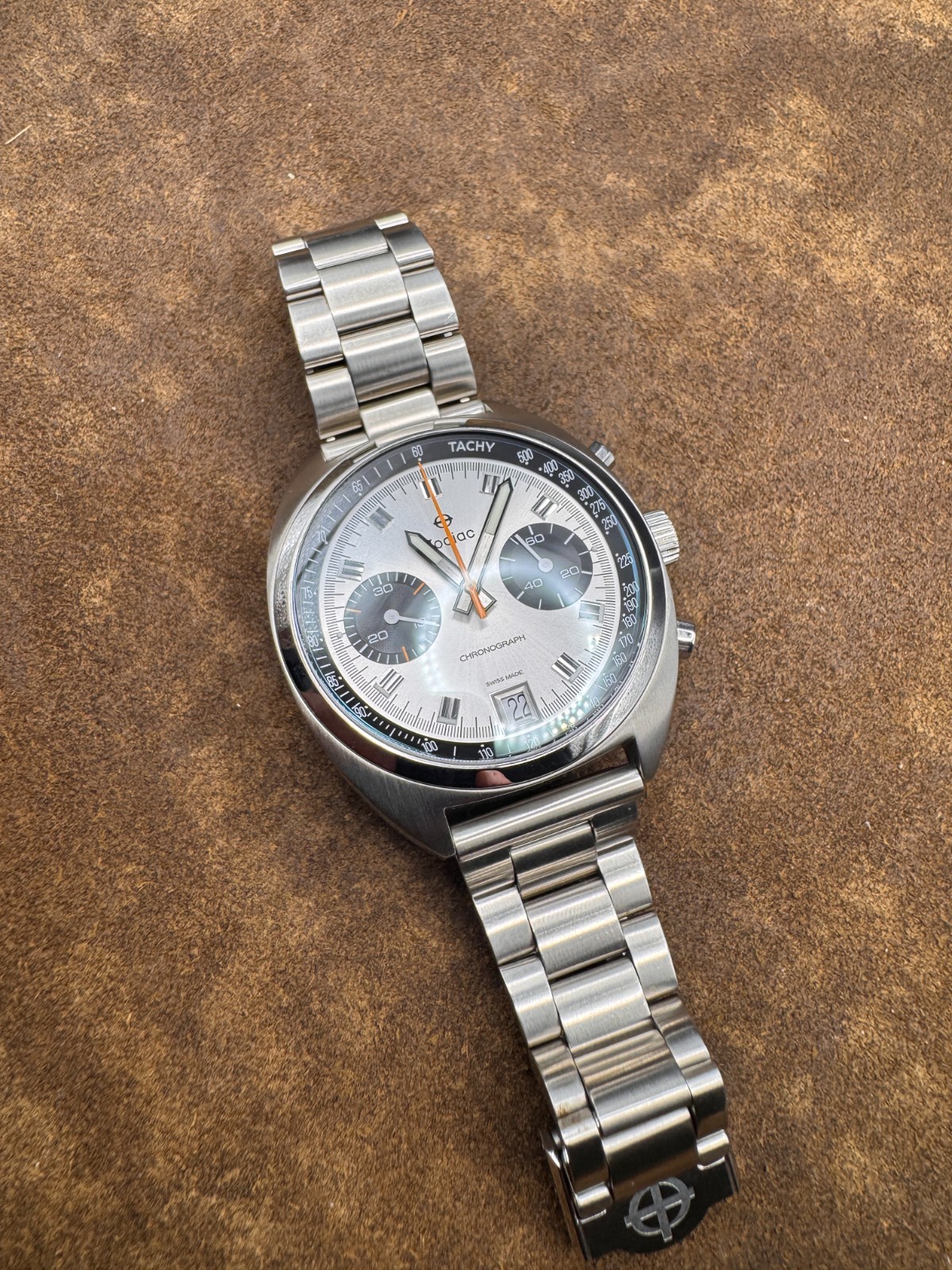 ZODIAC Grandrally ZO9600 100M Chronograph Date Quartz Men's Watch