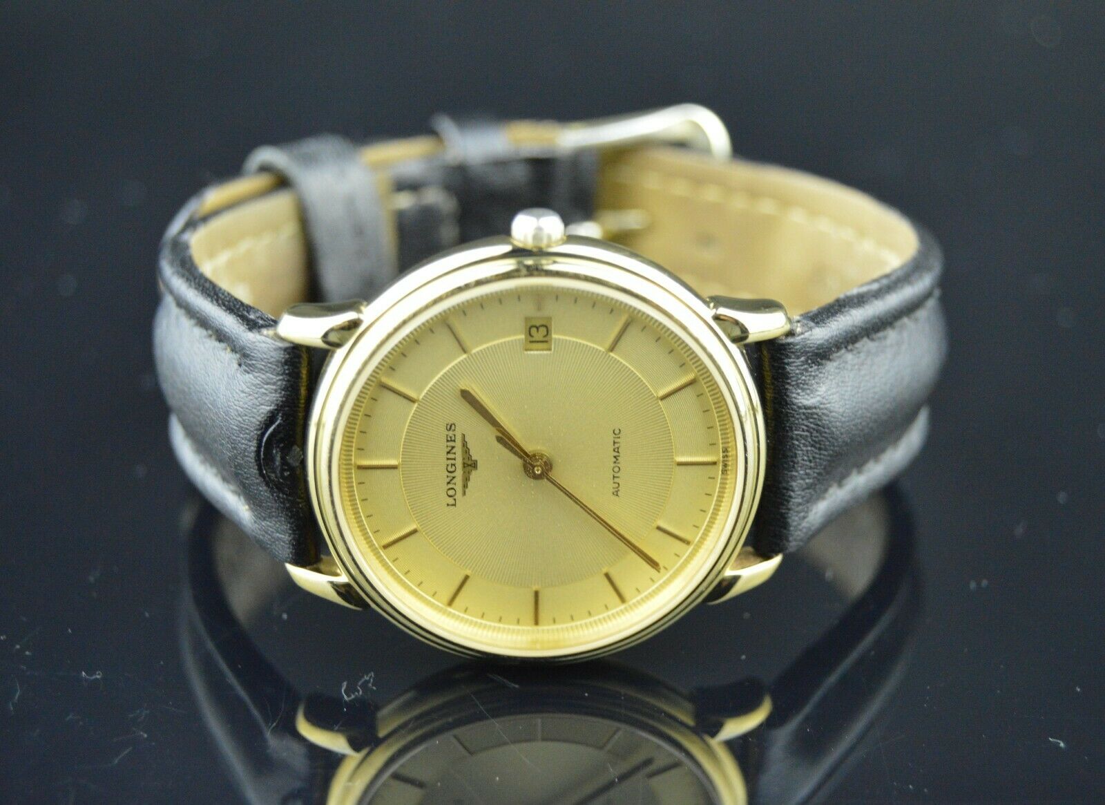 LUXURY MENS 18K GOLD LONGINES LES GRANDES CLASSIQUES