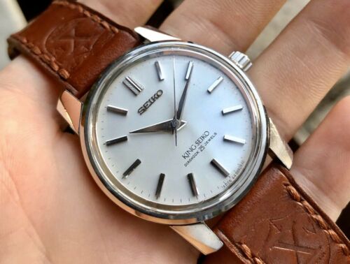 Vintage 1960s KING SEIKO 44-9990R AD 25 Jewels Manual Wind Cal.44A