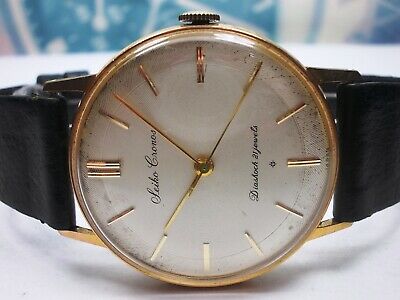 RARE SEIKO CRONOS DIASHOCK 21J MANUAL WINDING MEN'S WATCH, J14083