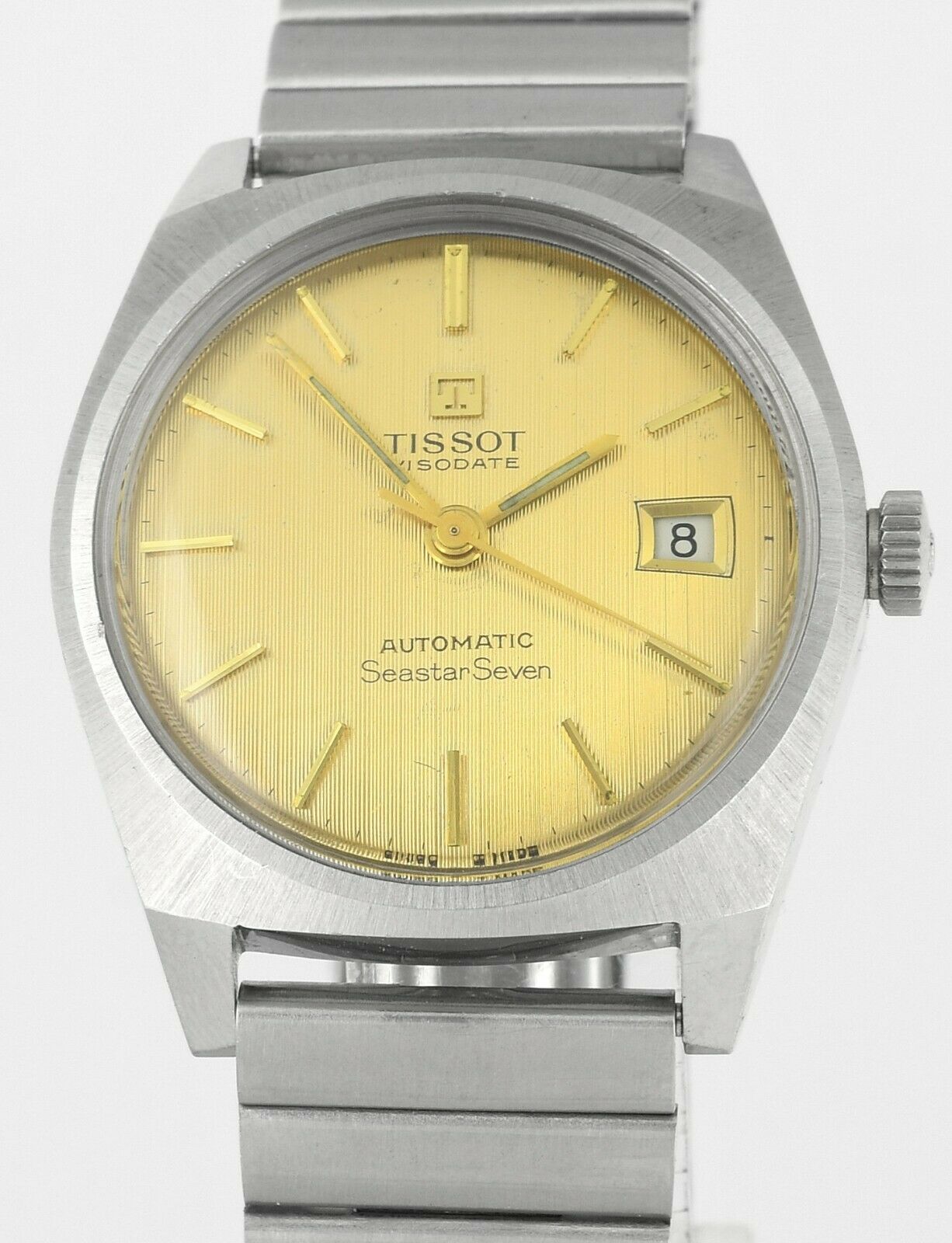 Vintage 1965 TISSOT Visodate Seastar Seven Automatic S Steel Mens