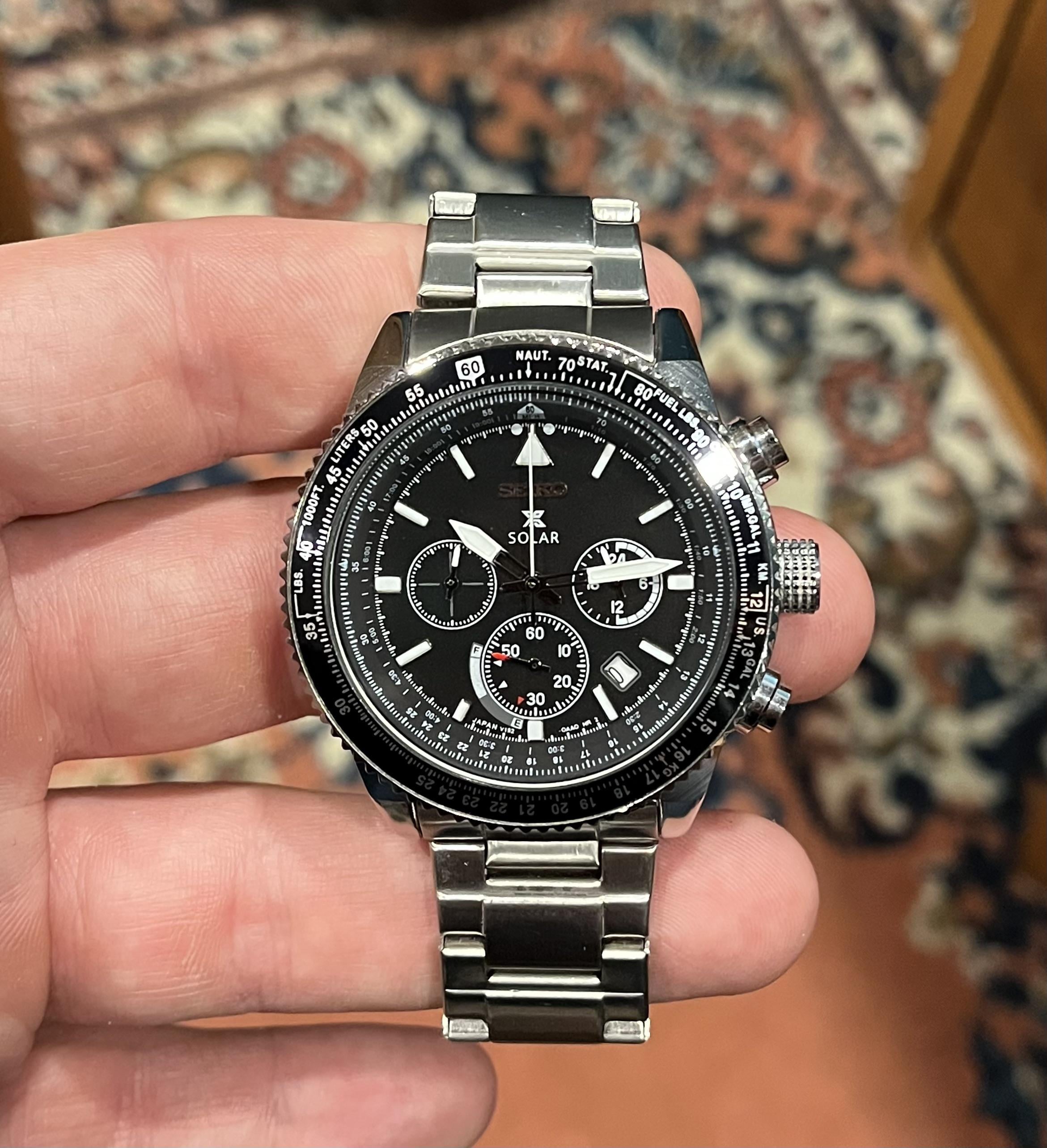 chronograph seiko ssc607