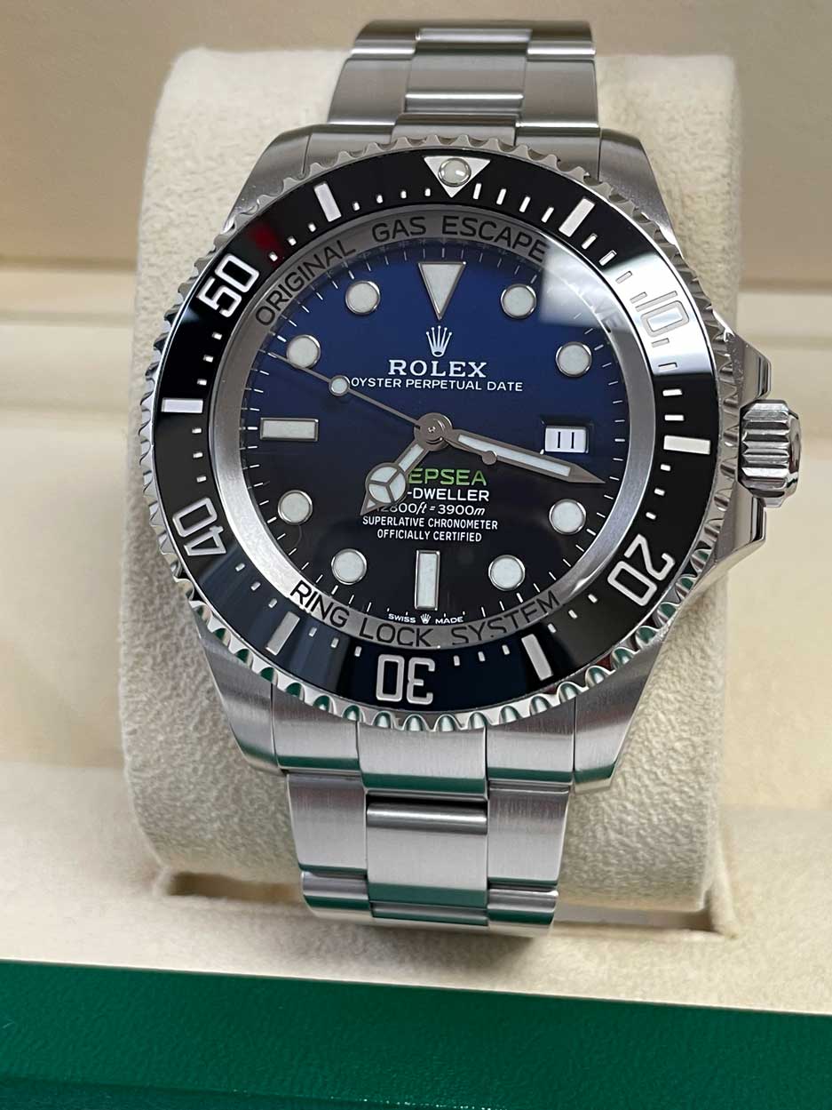 Rolex deepsea best sale blue 126660