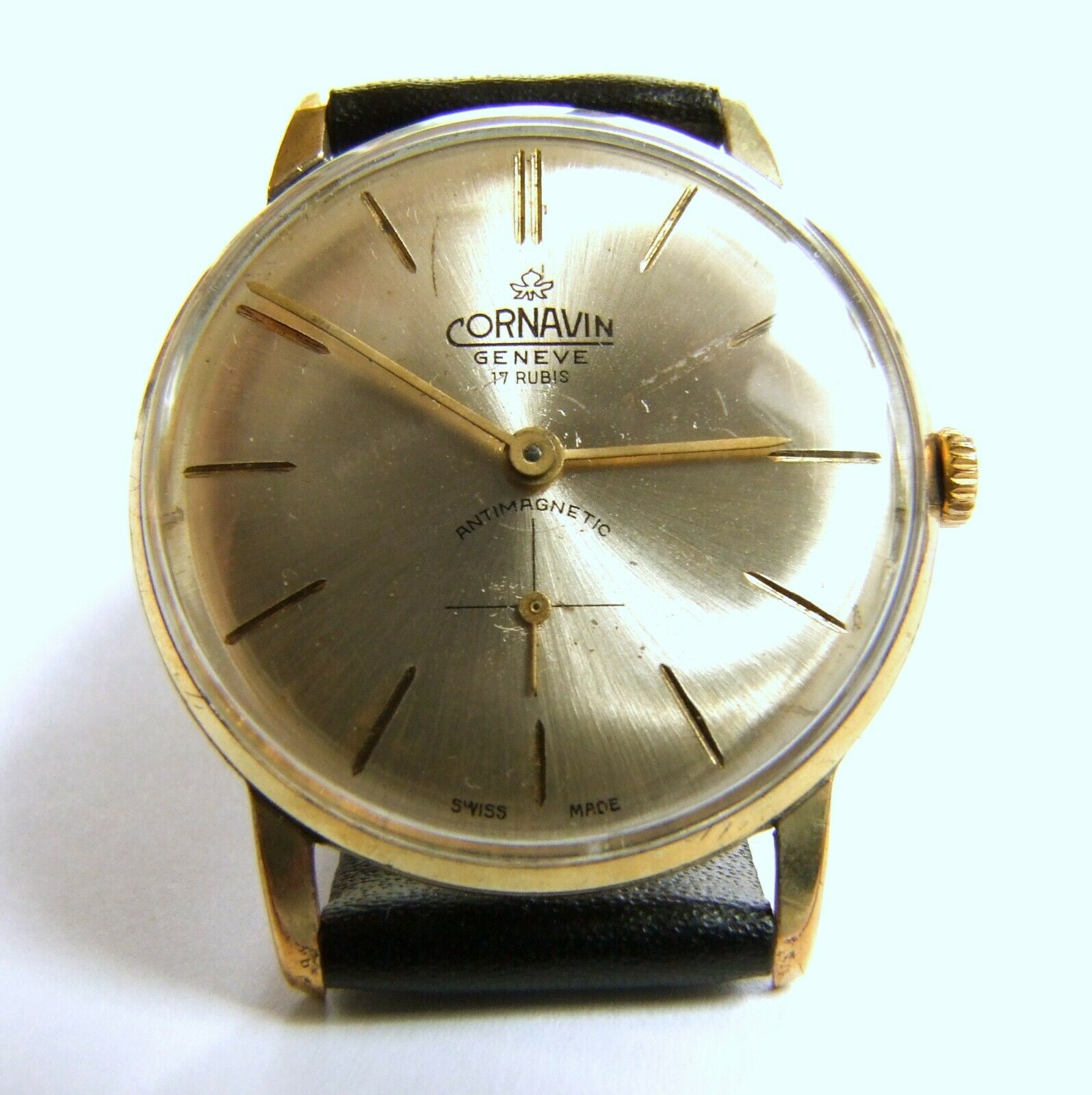 Gold Plated CORNAVIN GENEVE SWISS watch from the 1960s The Swiss Beauty WatchCharts Marketplace