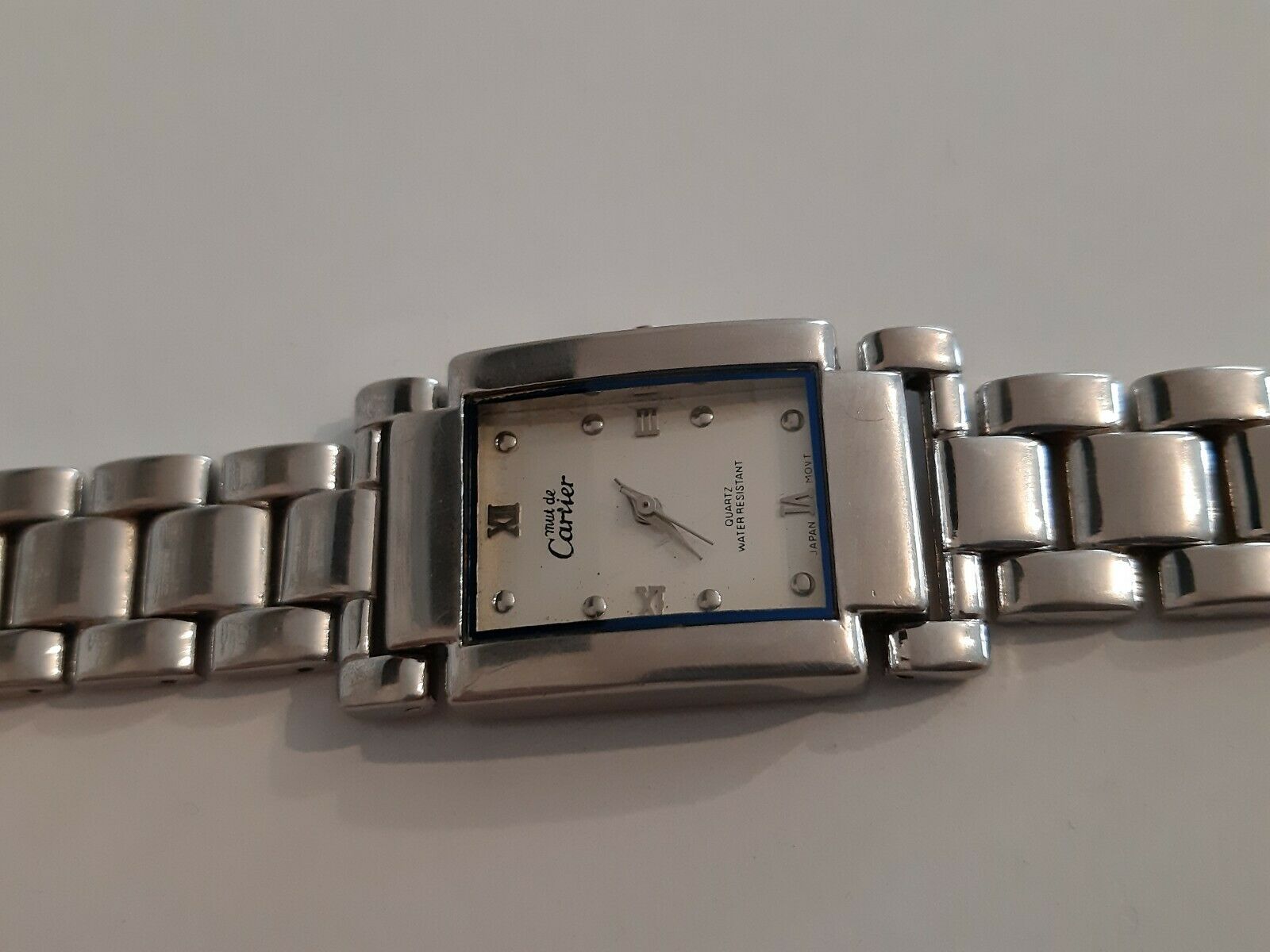 Must de cartier discount watch quartz japan movt