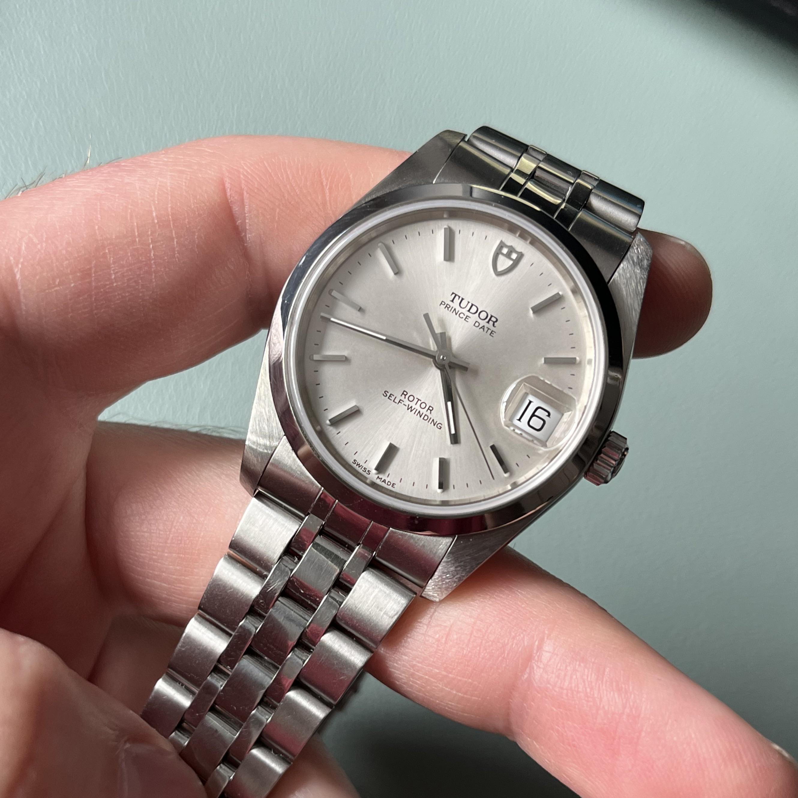 Ewatchparts Smooth Stainless Steel Bezel For Tudor Oyster Prince 74000N 7934 7962 7964 7966 7984 7985 7986
