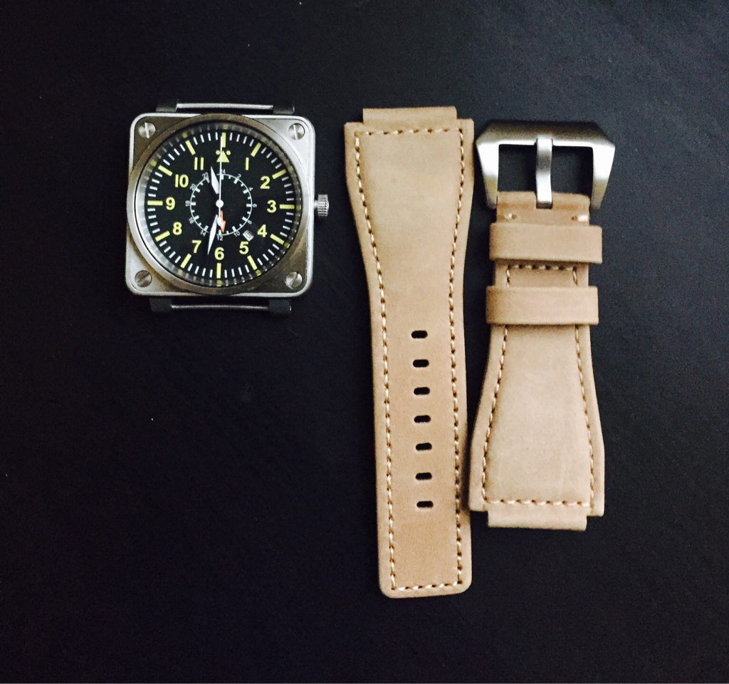 Parnis GMT Bell and Ross Homage new strap Cheap WatchCharts