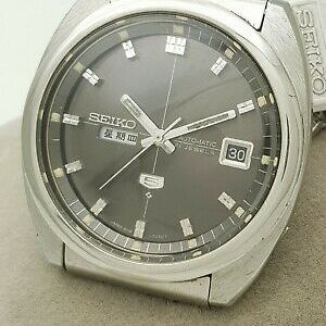 Vintage Seiko 5 Japan 21J Automatic 6119-7183 Steel Day Date Men's Wrist  Watch | WatchCharts