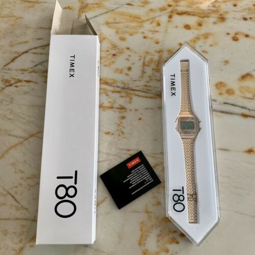 Timex t80 gold hot sale