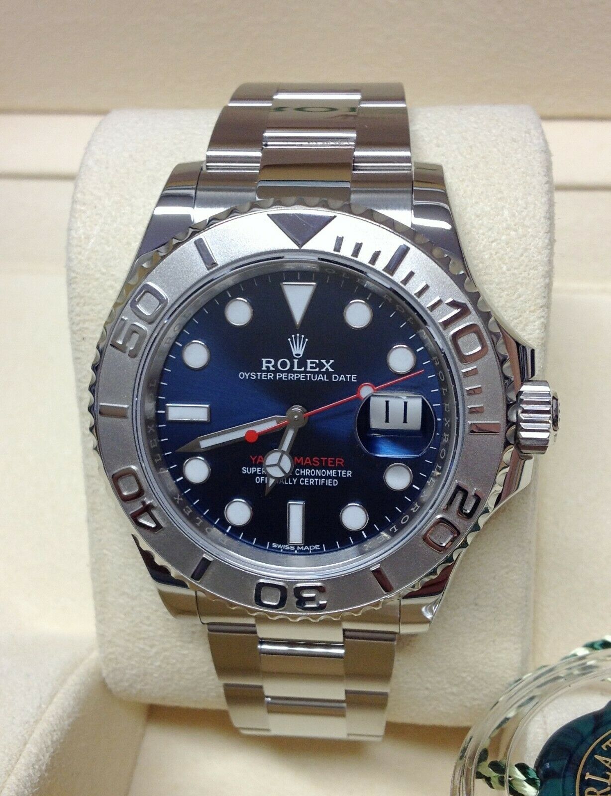 116622 blue dial