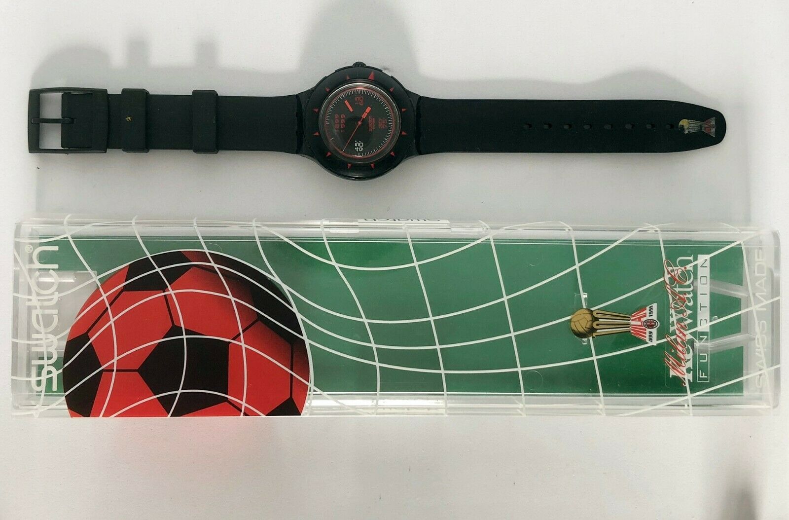 OROLOGIO DA POLSO SWATCH AC MILAN 1899 1999