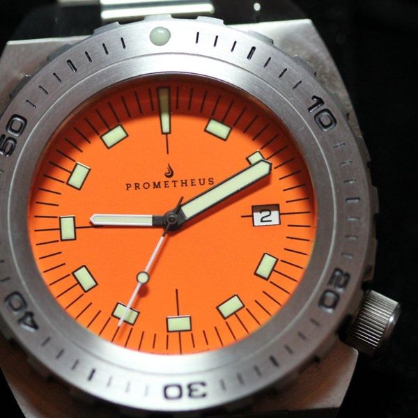 FS: Prometheus Manta Ray Orange Dial (1D) | WatchCharts Marketplace
