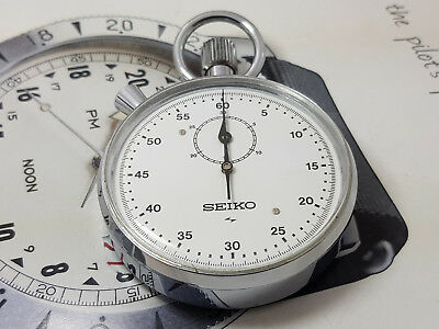 Rare SEIKO Mechanical Stop watch Large Vintage Seiko Chronograph