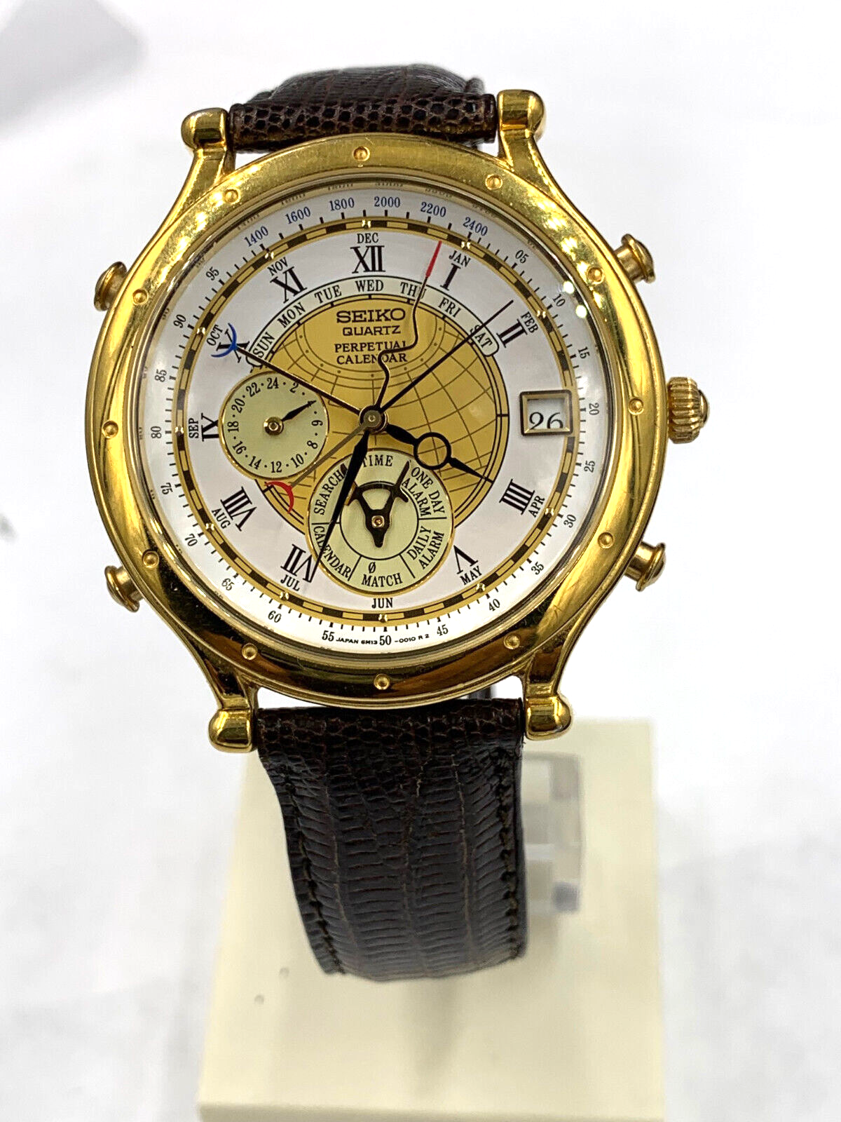 Seiko Watch 6M13-0019 Age of Discovery Perpetual Calendar