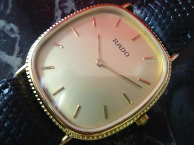 204.3610.2 RADO 箱付き Yahoo!オークション GP ラドー - Gold Quartz 