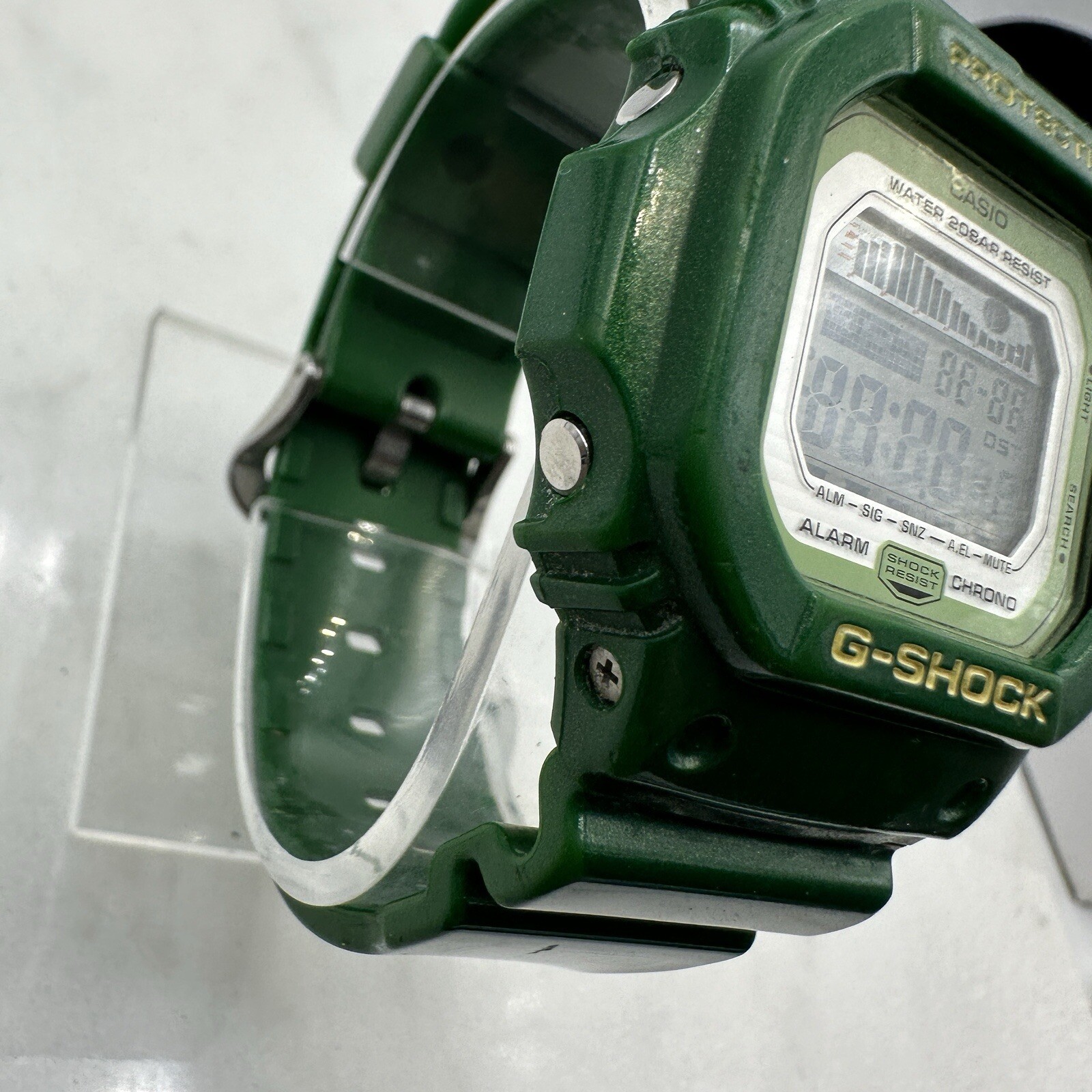 Casio G-Shock GLX-5600A-3 G-Lide Square Green Tide Moon Graph 3151