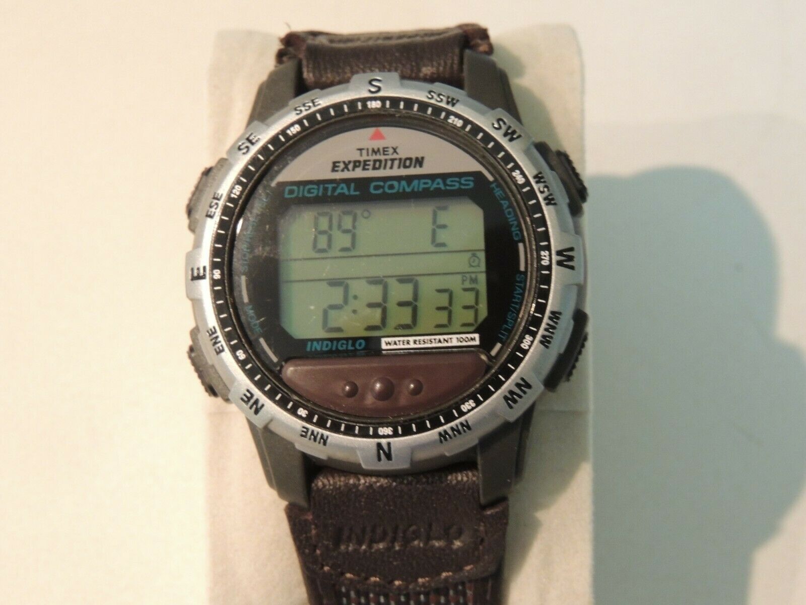 timex compass indiglo wr100m
