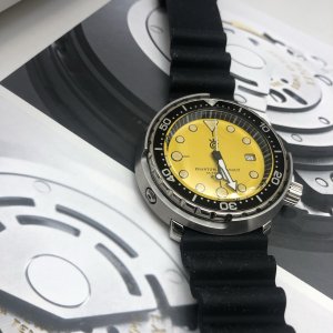 Phantom Aquanaut Beautiful Yellow 0m Diver Watchcharts