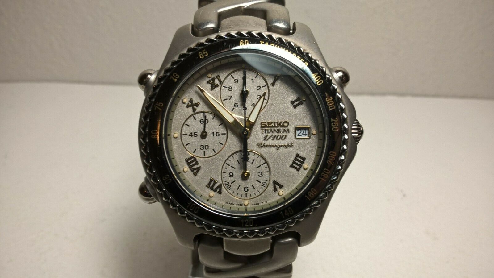 セイコー SEIKO チタニウム1/100 クロノグラフ 7T52-6A60 【公式通販】