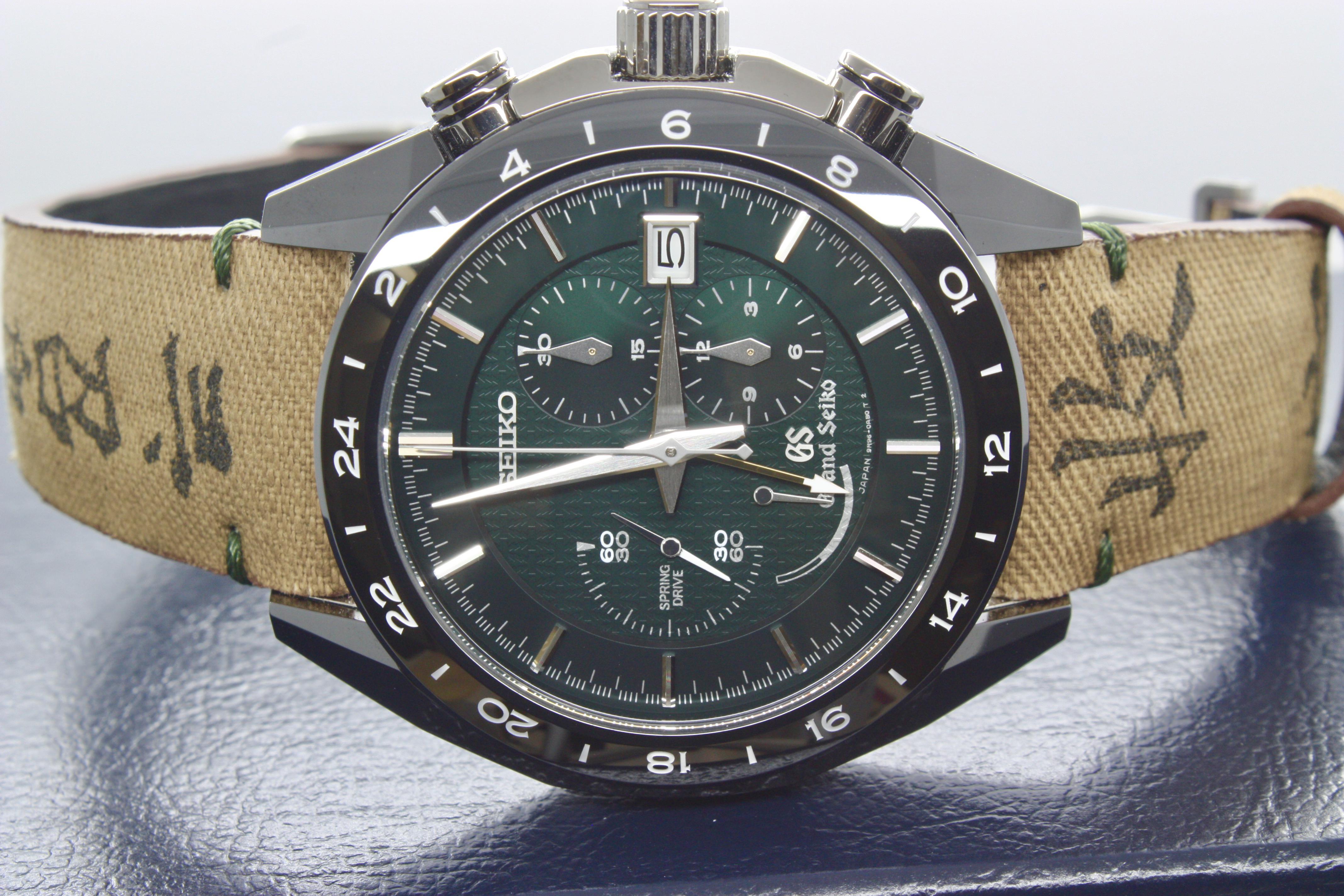 FS: Grand Seiko SBGC017 Limited Edition Green Dial Chrono #571 of 600 ...