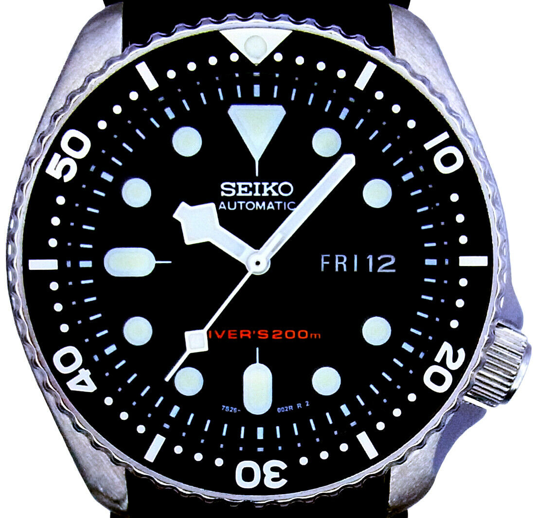 Vintage mens watch Seiko diver SKX007 SNOW-FLAKE mod 7S26-0020 w/Original  dial ! | WatchCharts