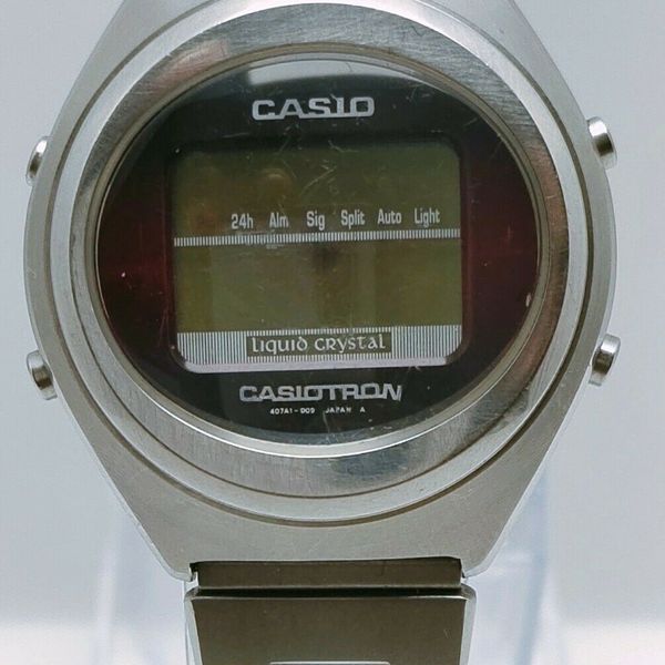 VINTAGE CASIO CASIOTRON 1670 TRN-120 DIGITAL MEN'S WATCH FOR VINTAGE CASIO CASIOTRON 1670 TRN-120 DIGITAL MEN'S WATCH FOR