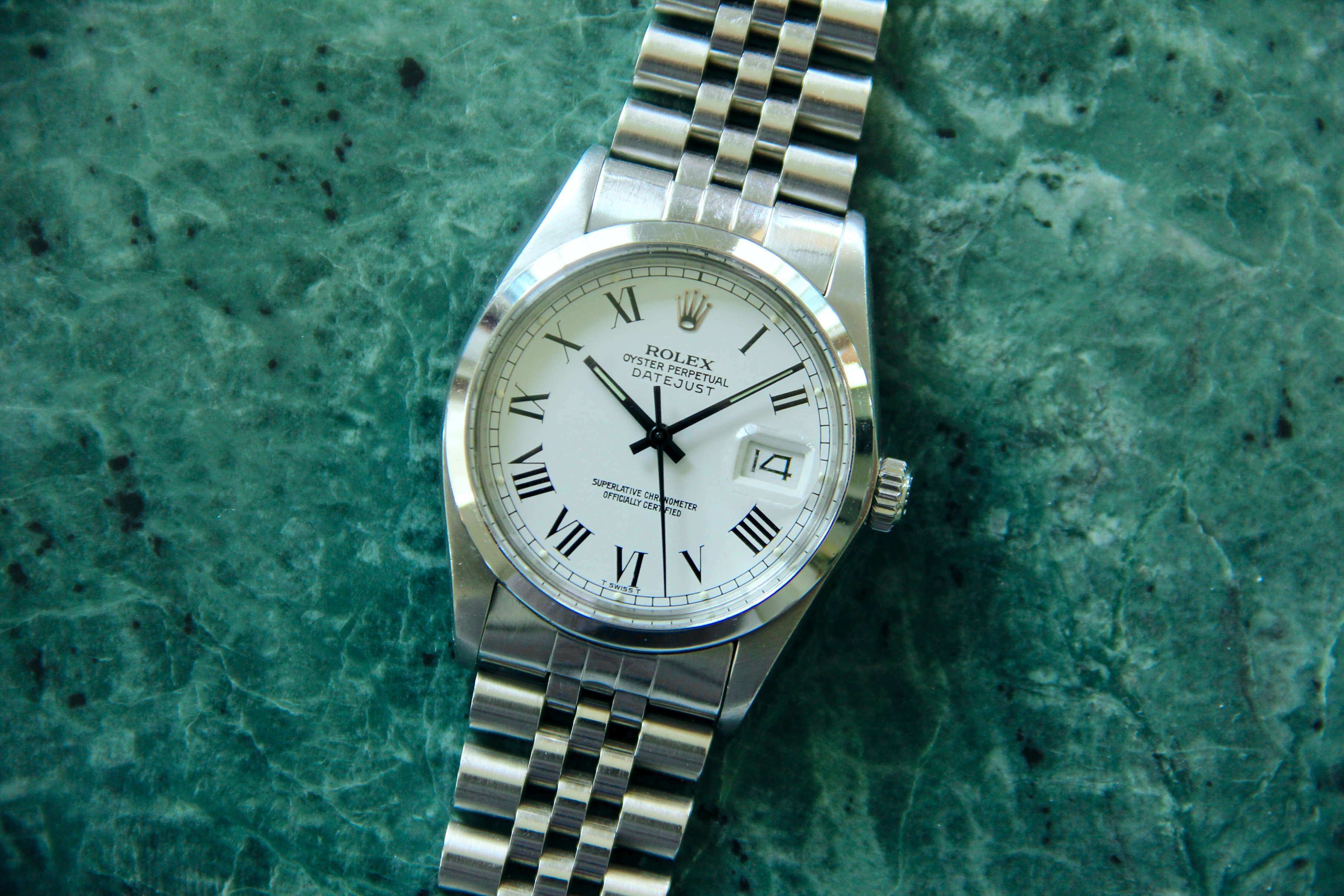 Rolex datejust 16000 series sale