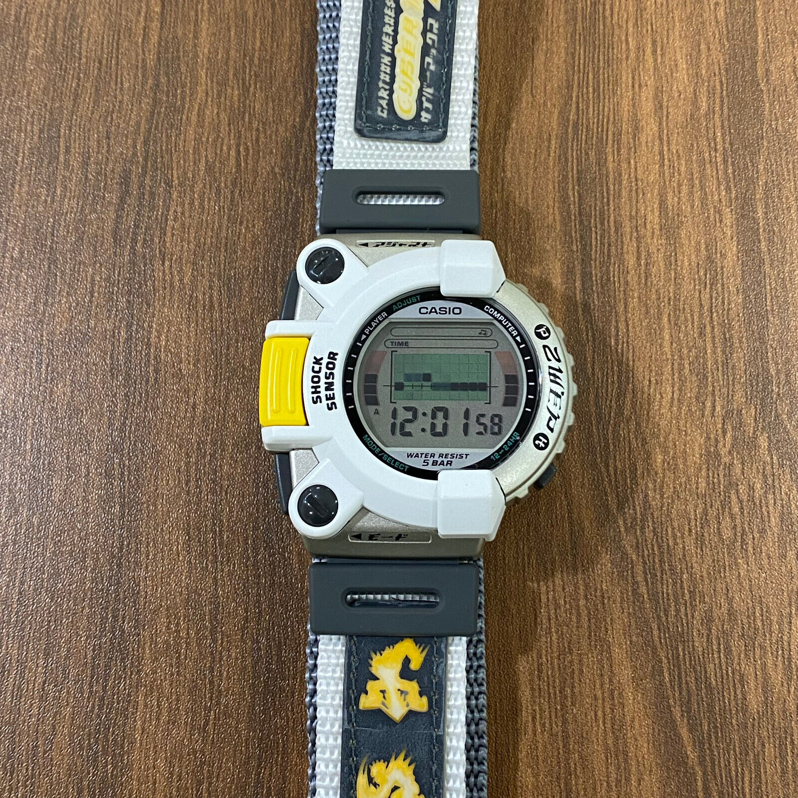 CASIO JG-310-7CT Cyber Max Cartoon Heroes Japanese Digital Watch Rare  Vintage | WatchCharts Marketplace