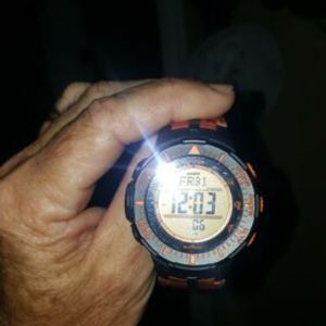 Casio Men S Pro Trek Prg 330 1 Solar Quartz Watch With Resin Strap Watchcharts