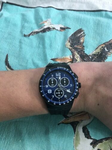 Swatch Nitespeed Chronograph Mens Watch SUSB402 | WatchCharts
