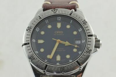 Oris 7401 Diver Vintage Men s Watch Automatic Steel 1 15 32in Nice