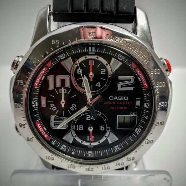 Casio WVQ-550 Wave Ceptor With Original Tin Case - Withdrawn | WatchCharts
