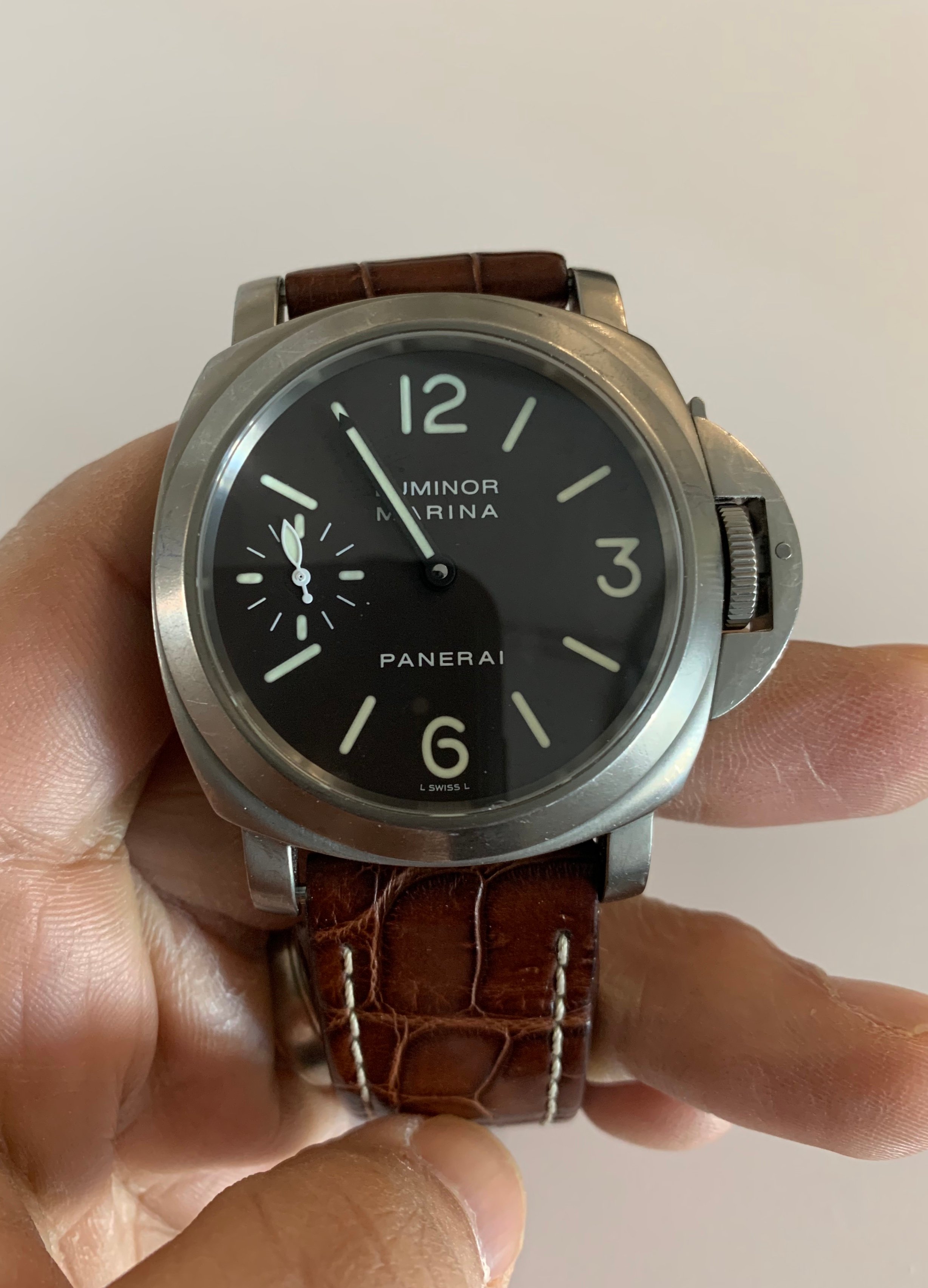 FS Panerai Luminor PAM061 44 mm Titanium Manual Wind 4200 OBRO WatchCharts Marketplace