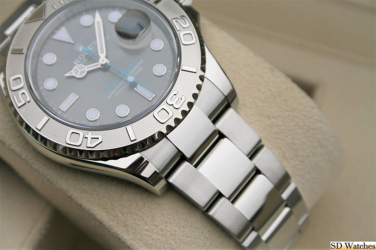 Rolex yacht outlet master rhodium 40mm